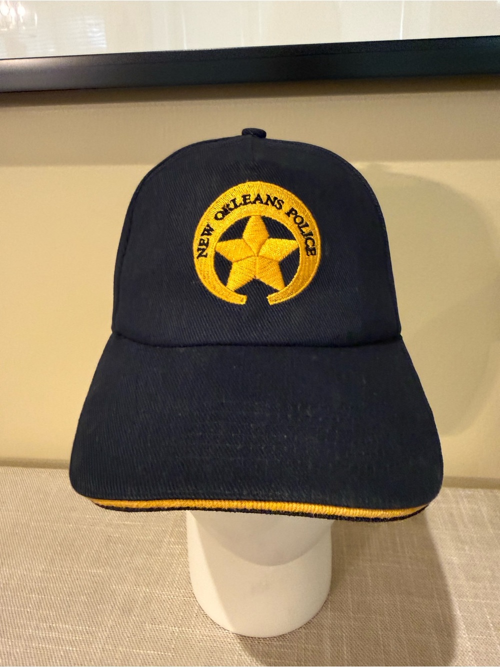 New Orleans Police NOPD Baseball Cap Hat Ruffin Flag Company OS